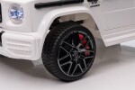 Mamido Mamido Detské elektrické autíčko Mercedes Benz G63 cabrio EVA kolesá biele