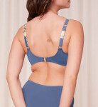 Dámske plavky Summer Allure W sd 01 blue/ecru - Triumph 38G