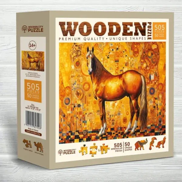 Wooden City Drevené puzzle Viedenský kôň 505 dielikov