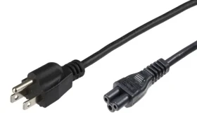 MicroConnect Power Cord US Typ B - C5 3M čierna / Americká koncovka (PE110830)