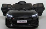 Mamido Elektrické autíčko Audi RS6 GT s čiernymi EVA kolesami a imitáciou kože, vrátane diaľkového ovládača