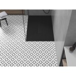 MEXEN/S - Toro obdĺžniková sprchová vanička SMC 100 x 90, čierna, mriežka čierna 43709010-B