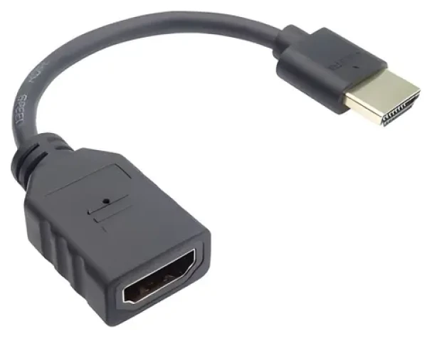 PremiumCord Flexi / Adaptér HDMI / Male - Female / ohybné zapojenie (kphdma-25)
