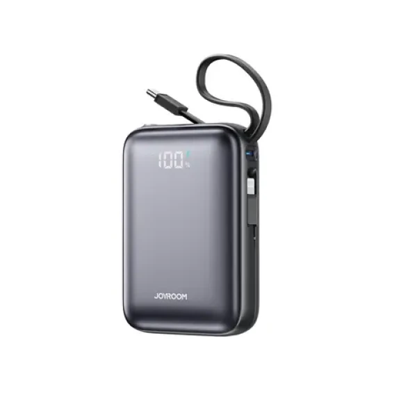 Joyroom JR-PBF29 čierna / Powerbanka / 20000mAh / 22.5W / 1x USB-C / 1x Lightning + 1x USB-C kábel (6956116757809)