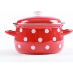 Smaltovaný hrniec Biely bod Sfinx, priemer 20 cm, objem 3,6 l - Belis - Belis - Sfinx - Belis - Sfinx