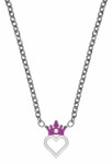 Disney Slušivý oceľový náhrdelník Princess N600626RWL-157.CS