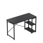 Mark Adler Leader 2.0 čierna / Pracovný stôl / s policami / výška 75 cm / doska 120 x 48 cm (MA-LEADER 2.0 BLACK)