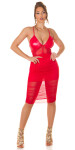 Soo Sexy! Koucla strap Minidress with Mesh Detail red Einheitsgroesse