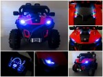 Mamido Elektrické autíčko Buggy X8n, červené, sedadlo z ekokože