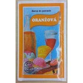 Potravinárska farba prášková (5 g) Oranžová - AROCO - AROCO