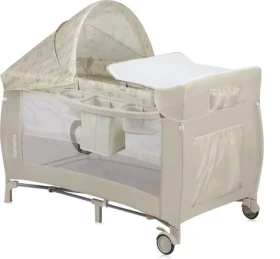 Lionelo Postieľka cestovná Sven PLUS Beige Latte / od 0 do 3 rokov / do 15 kg (LO-SVEN PLUS BEIGE LATTE)