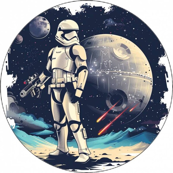 Jedlý papier Star Wars bojovník 19,5 cm - Pictu Hap - Pictu Hap