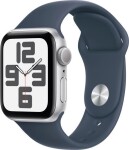 Apple Watch SE GPS + Cellular 40mm Silver Alu Sport S/M Modrý (MXGF3ET/A)