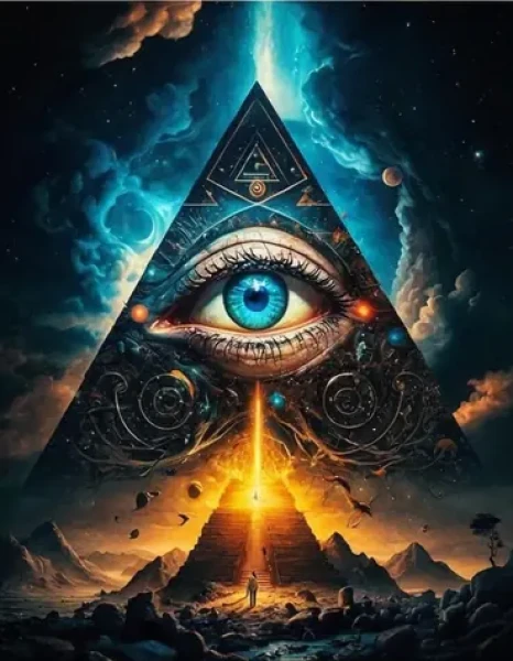 Norimpex Diamantová mozaika - Jasnozrivé oko v pyramíde