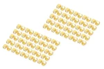 Digitus žltá / Farebné klipy pre patch káble / RJ45 / Cat5e-6A / 100 ks (A-CC-Y)