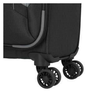 Stredný textilný kufor Travelite Corsiica M Black