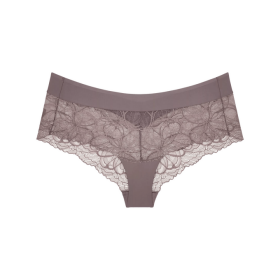 Dámske body Make-Up Illusion Lace Shorty - Triumph coffee sugar (3091) 044