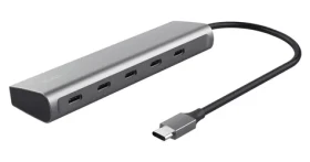 Trust Halyx / USB-C húb / 5x USB-C / Power Delivery 100 W (25136)