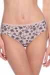 DÁMSKE NOHAVIČKY L-1549BI XXL černo-prachově růžová XXL