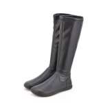 Shapen Stretchy Black Leather barefoot čižmy 37 EUR