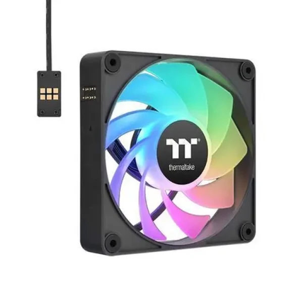 Thermaltake CT120 EX Reverse ARGB Sync čierna / Ventilátor do skrine / Hydraulic Bearing / 120 mm / 31,2 dB / 2000 rpm (CL-F192-PL12SW-A)