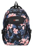 Batoh na notebook Enrico Benetti Santa Cruz 62038 Black Flower