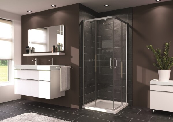 HUPPE - Sprchovací kút štvorec 90x90 cm Hüppe Next Easy Entry 145002.069.322 SIKONEXTEE90Q
