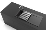VILLEROY & BOCH VILLEROY & BOCH - Keramický drez Villeroy &amp; Boch Subway Style 50, 335101R7, Pure Black 335101R7