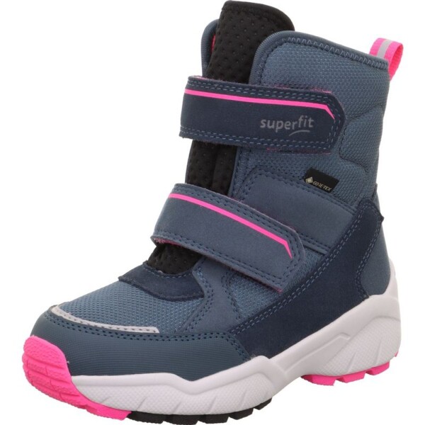 Dievčenské snežnice CULUSUK 2.0 Bleu/Pink Gore-Tex, Superfit , 1-009173-8010, modrá - 31