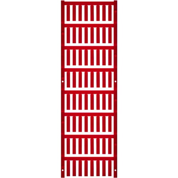 Weidmüller 1918900000 SF 3/21 NEUTRAL RT V2 značenie káblov Druh montáže: prichytenie sponami Potlačiteľná plocha: 4.60 x 21 mm červená Počet markerov: 320 320; 1918900000