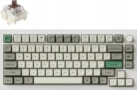 Keychron Keychron Q1 Max QMK/VIA Wireless Custom Mechanical Keyboard Fully Assembled Knob / Shell White / Gateron Jupiter Brown