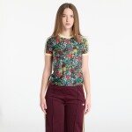 Tričko adidas 3S Tee Slim Black/ Bright Green/ Cgreen/ Eqtyel XL