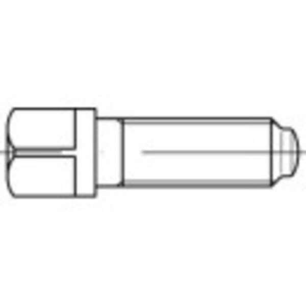 TOOLCRAFT 107976 štvorhranné skrutky M10 60 mm štvorhran DIN 480 ocel 50 ks; 107976