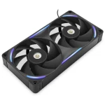 NZXT F240X čierna / 2x 120mm / Fluid Dynamic Bearing / 41 dB @ 2300 RPM / 75.5 CFM / 4-Pin PWM + 4-Pin RGB (RF-U24PN-B1)