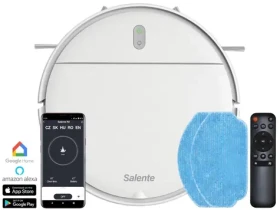 Salente R2 biela / Robotický vysávač / WiFi / 2500 mAh / 65 dB / Hepa (RTX-R2-WH)