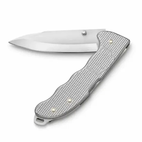 VICTORINOX Vreckový nôž Evoke Alox strieborná / Oceľ / Počet funkcií 5 / Zamykacia čepeľ (0.9411.D26)