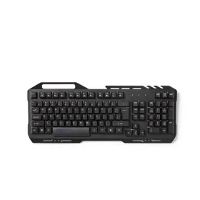 Nedis GKBD200BKUS - Herná Klávesnica Čierna / Osvetlenie RGB / USB 2.0 / USA Medzinárodný / Kovový Design (GKBD200BKUS)