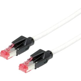 Secomp 21.05.0000 RJ45 sieťové káble, prepojovacie káble CAT 6 S/FTP 0.50 m sivá dvojžilový tienený, bez halogénov, samozhášavý 1 ks; 21.05.0000