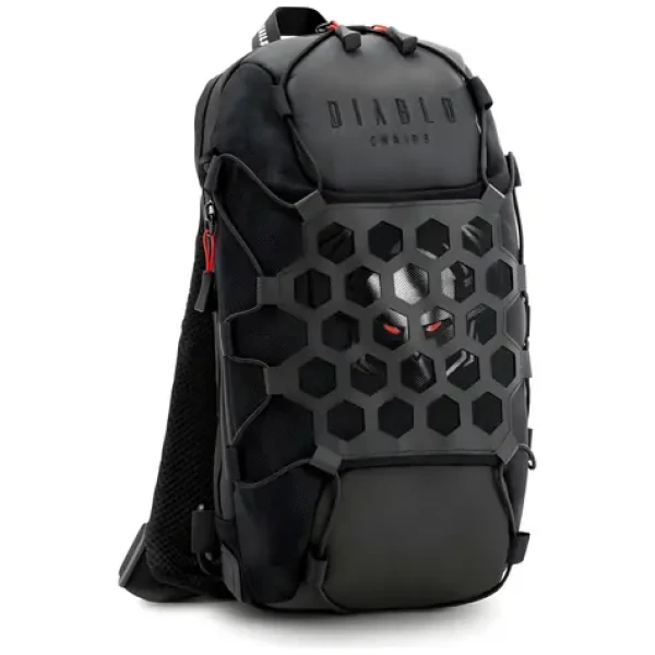 Diablo Chairs Sling Bag čierna / Batoh cez rameno / 3 l / vodeodolný / USB Port (1444)