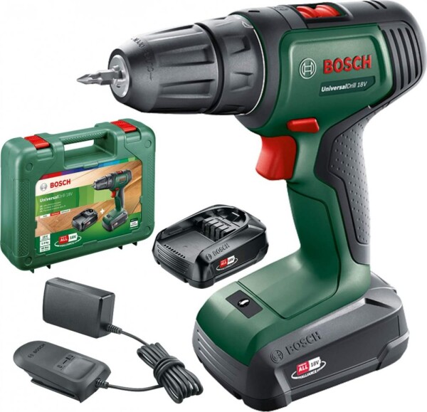 Bosch UniversalDrill 18 V 2 x akumulátor 1.5 Ah (06039D4002)