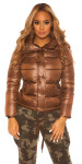 Trendy Winterjacket with removable hood