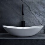 REA - Umývadlo na dosku Royal 61,5x35,5 biele REA-U0441