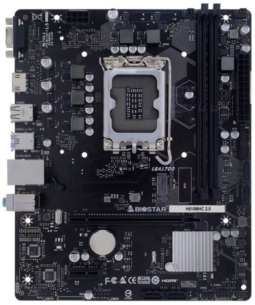 Biostar Biostar H610MHC 2.0 (H610,S1700,mATX,DDR4)