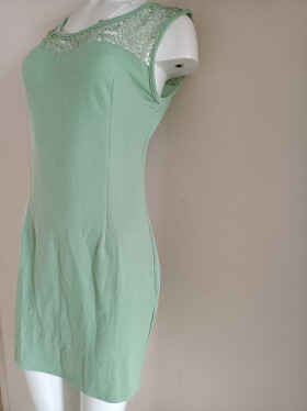 Dámske šaty 22080 zelené - FPrice L