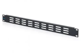 Digitus 19" čierna (DN-97693) / Krycí panel 1U / plný / oceľový plech (DN-97693)