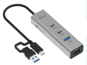I-TEC Universal Charging Metal HUB / USB hub / 2x USB-C + 2x USB-A / PD 85W (CAHUBMETAL2A2CPD)