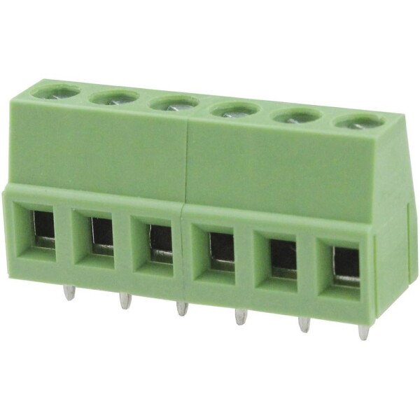 Degson DG128-5.0-03P-14-00AH skrutkovacia svorka 3.31 mm² Pólov 3 zelená 100 ks; DG128-5.0-03P-14-00AH