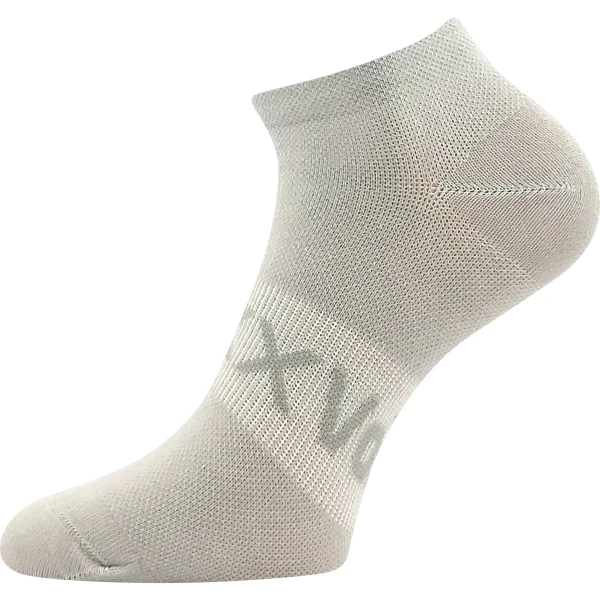 VOXX Ponožky dámské krátké slabé REX 20 s bavlnou ŠEDÉ (3 páry) 35-38 125610