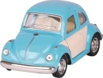 GOKI Volkswagen Chrobák klasik (1967) na spätné natiahnutie - modrá