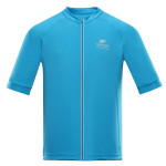 Pánský cyklistický dres ALPINE PRO SAGEN neon atomic blue